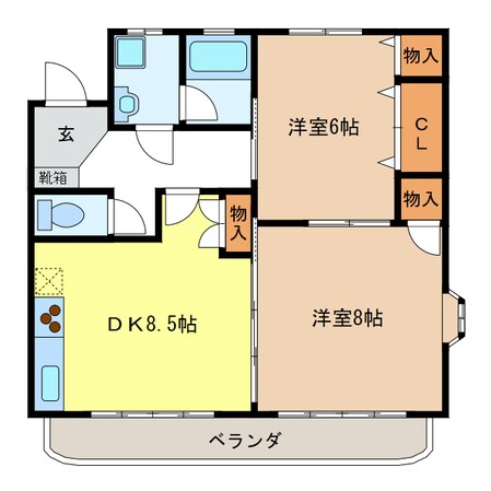 エレンシアールの物件間取画像